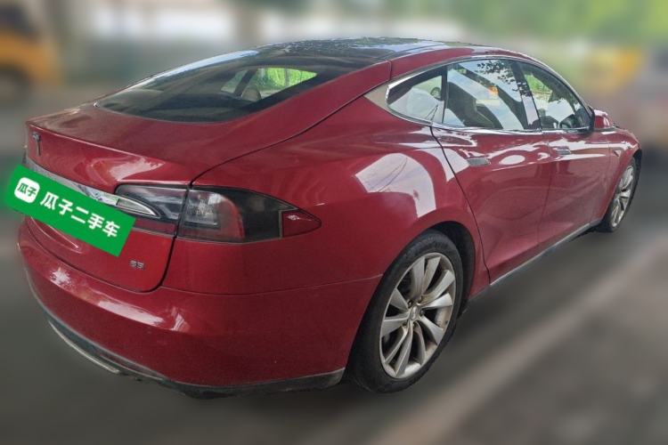 Used Tesla Model S 2014 S 85 Rear Right 45 Deg