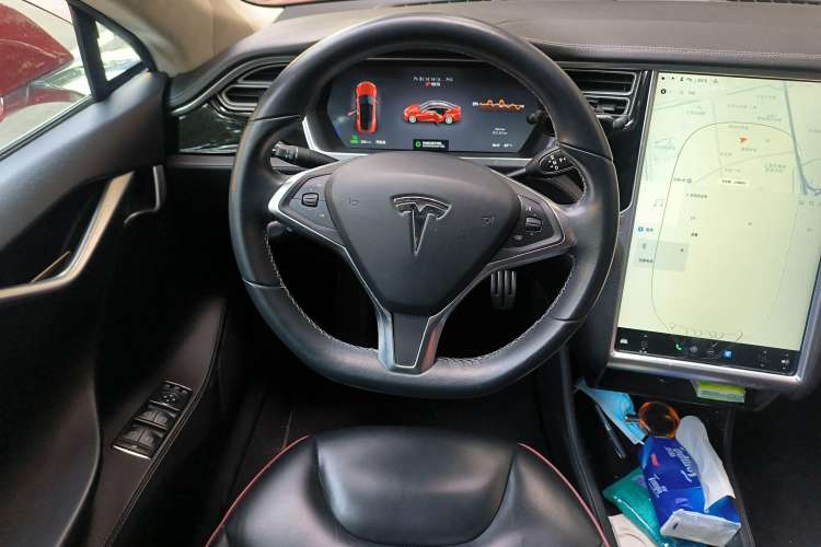 Used Tesla Model S 2014 S P85 Steering Wheel
