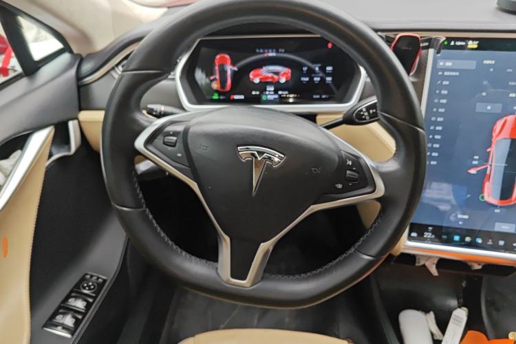 Used Tesla Model S 2014 S P85 Steering Wheel