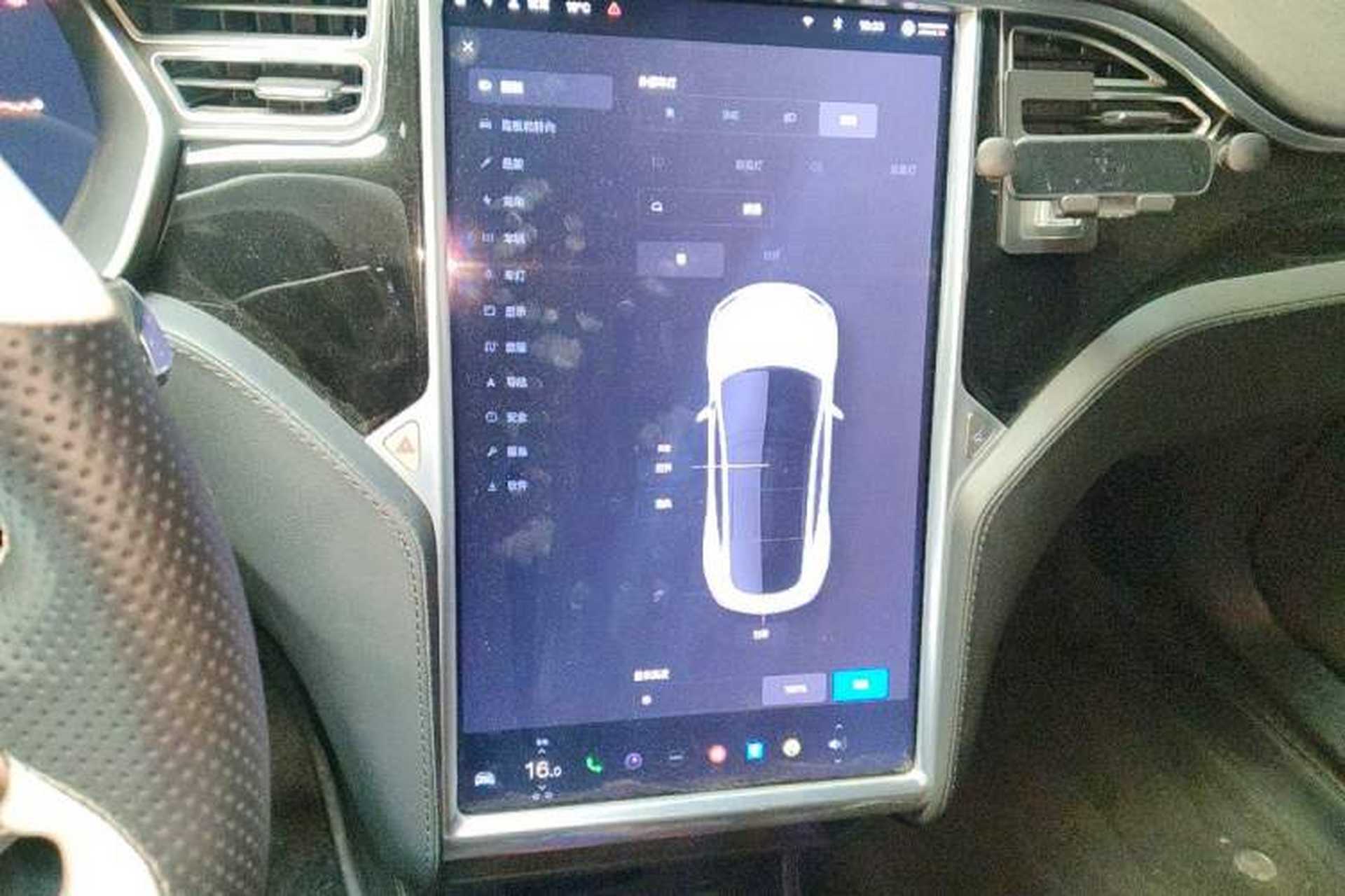 Used Tesla Model S 2014 S 85 Audio And AC Panel