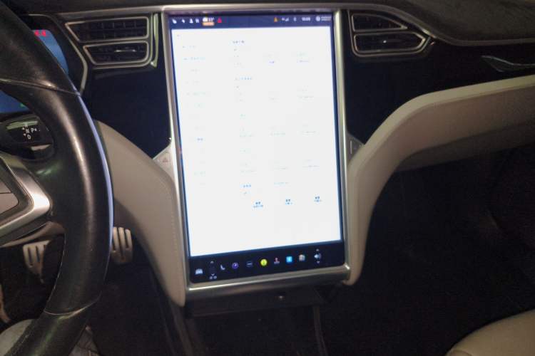 Used Tesla Model S 2014 S P85 Audio And AC Panel