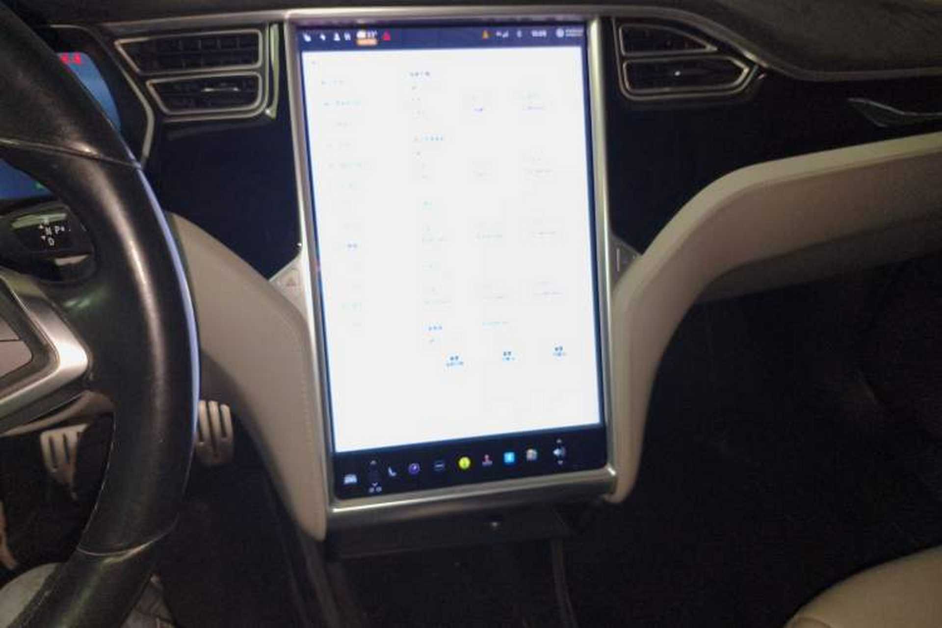 Used Tesla Model S 2014 S P85 Audio And AC Panel