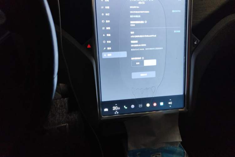 Used Tesla Model S 2014 S 85 Audio And AC Panel