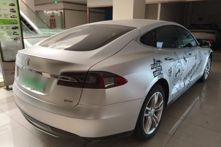 Used Tesla Model S 2014 S P85 Rear Right 45 Deg