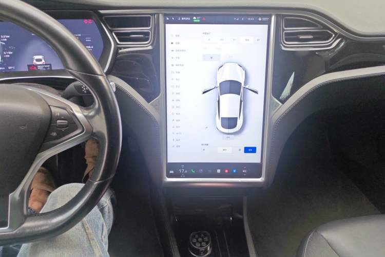 Used Tesla Model S 2014 S 60 Audio And AC Panel