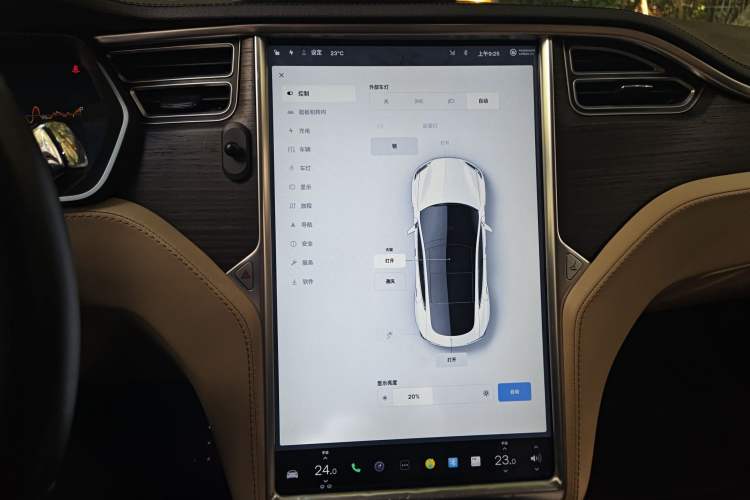 Used Tesla Model S 2014 S 85 Audio And AC Panel