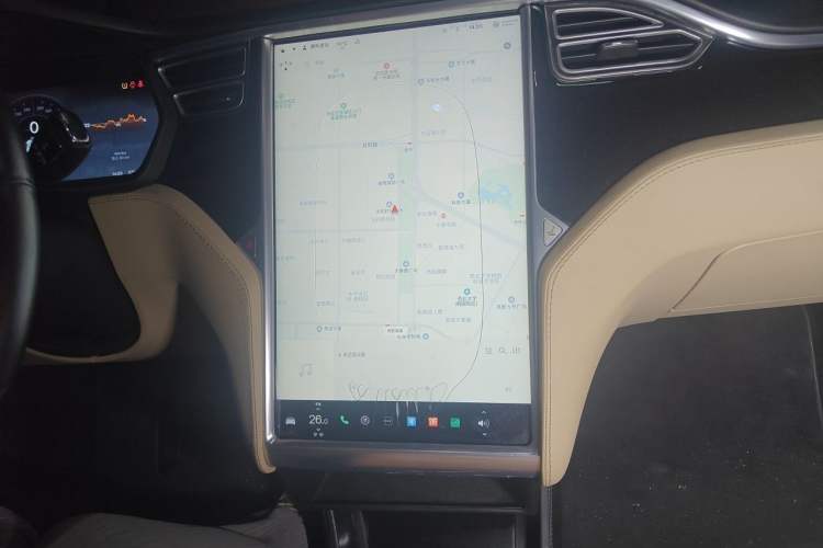 Used Tesla Model S 2014 S 85 Audio And AC Panel