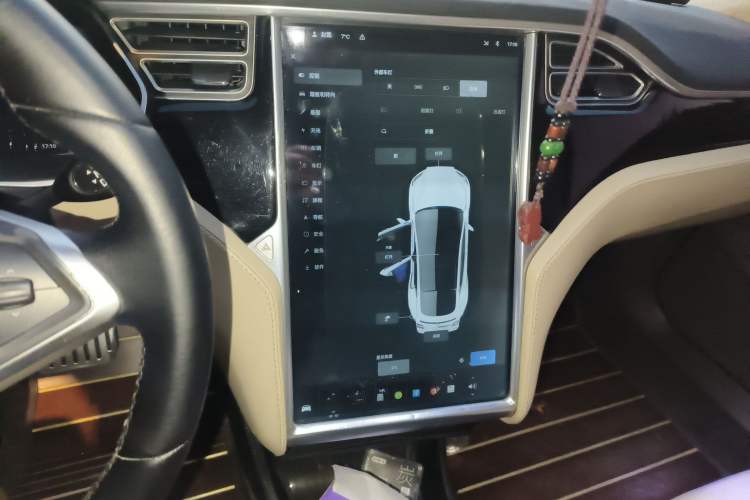 Used Tesla Model S 2014 S P85 Audio And AC Panel