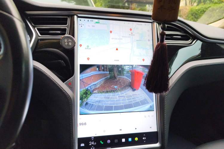 Used Tesla Model S 2014 S 85 Audio And AC Panel