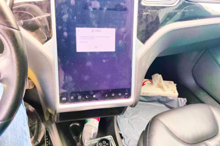 Used Tesla Model S 2014 S 85 Audio And AC Panel