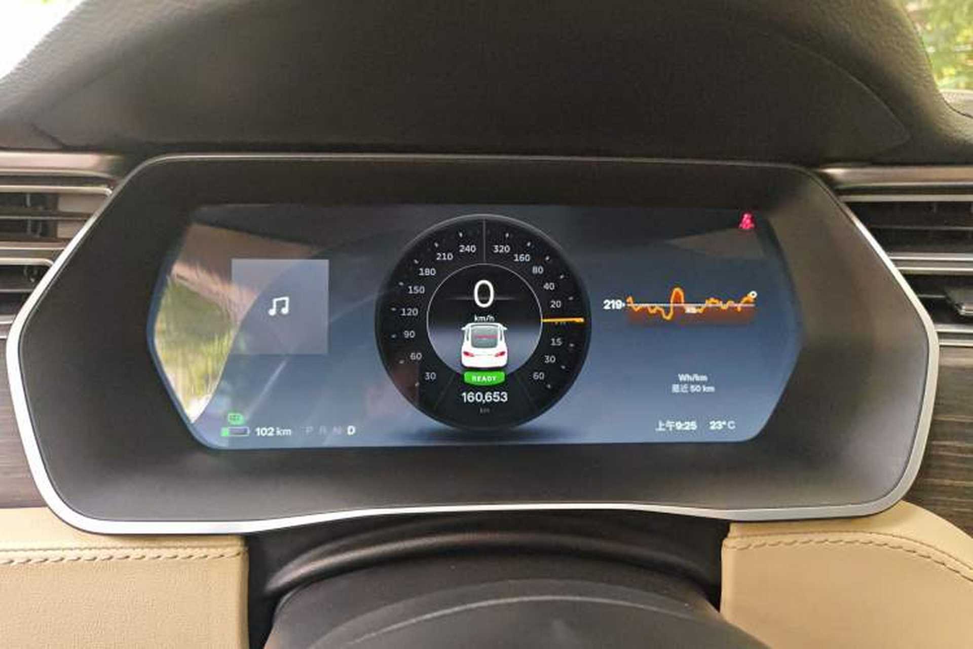 Used Tesla Model S 2014 S 85 Instrument Cluster