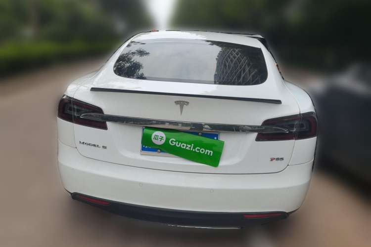 Used Tesla Model S 2014 S P85 Rear