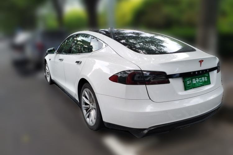 Used Tesla Model S 2014 S P85 Rear Left 45 Deg
