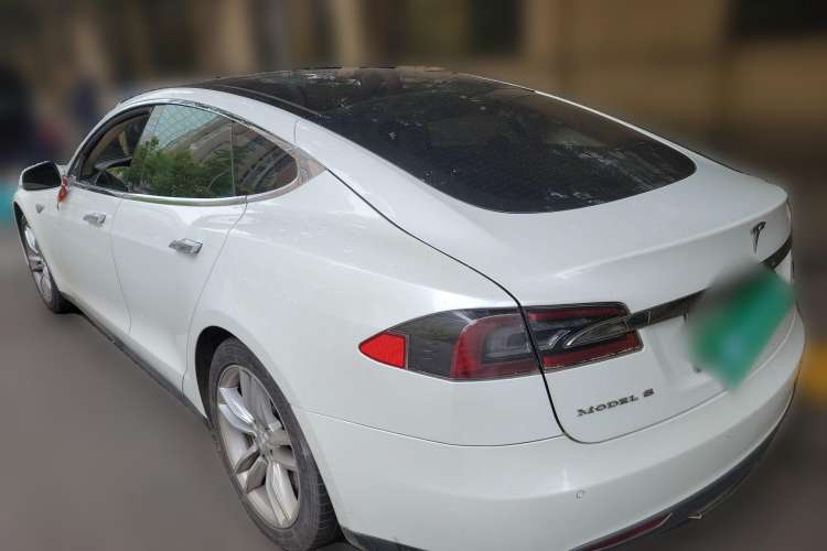 Used Tesla Model S 2014 S 85 Rear Left 45 Deg