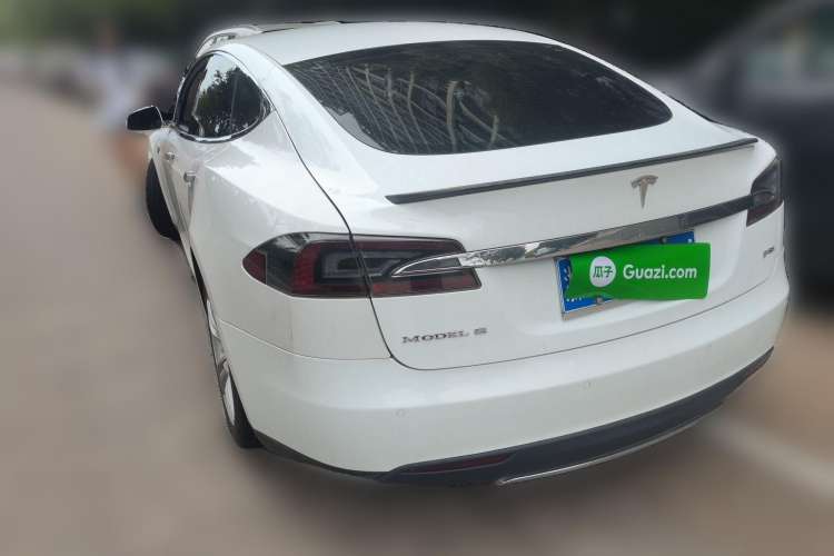 Used Tesla Model S 2014 S P85 Rear Left 45 Deg