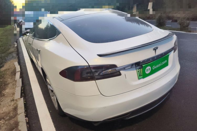 Used Tesla Model S 2014 S P85 Rear Left 45 Deg