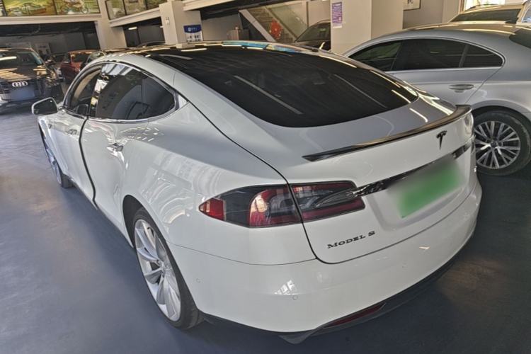 Used Tesla Model S 2014 S P85 Rear Left 45 Deg