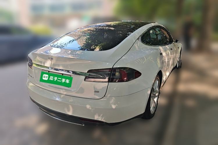 Used Tesla Model S 2014 S 85 Rear Right 45 Deg