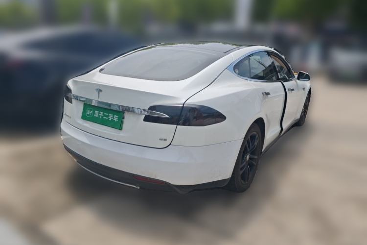 Used Tesla Model S 2014 S 85 Rear Right 45 Deg