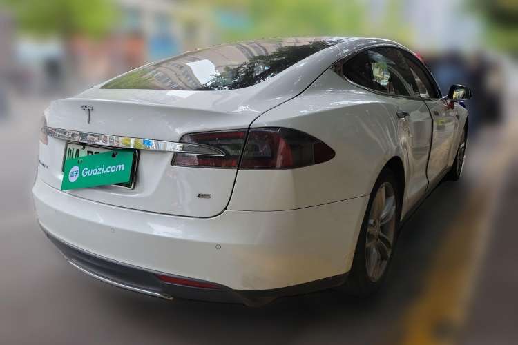 Used Tesla Model S 2014 S 85 Rear Right 45 Deg