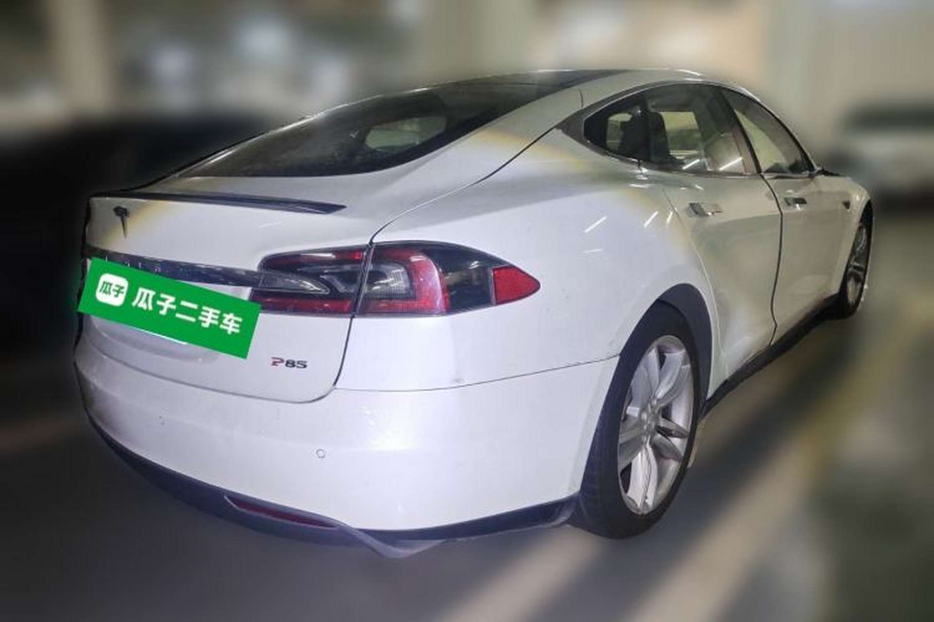 Used Tesla Model S 2014 S P85 Rear Right 45 Deg