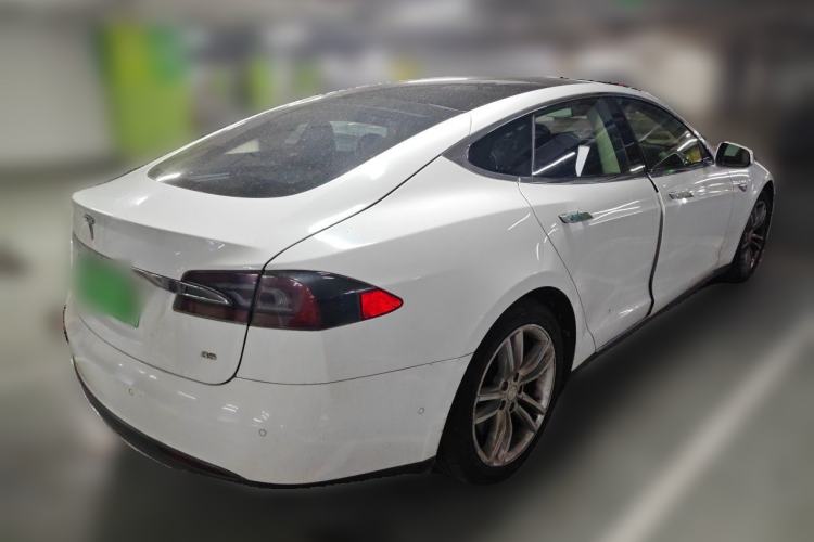 Used Tesla Model S 2014 S 85 Rear Right 45 Deg