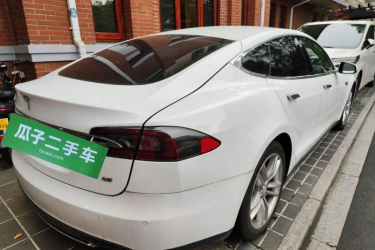 Used Tesla Model S 2014 S 85 Rear Right 45 Deg