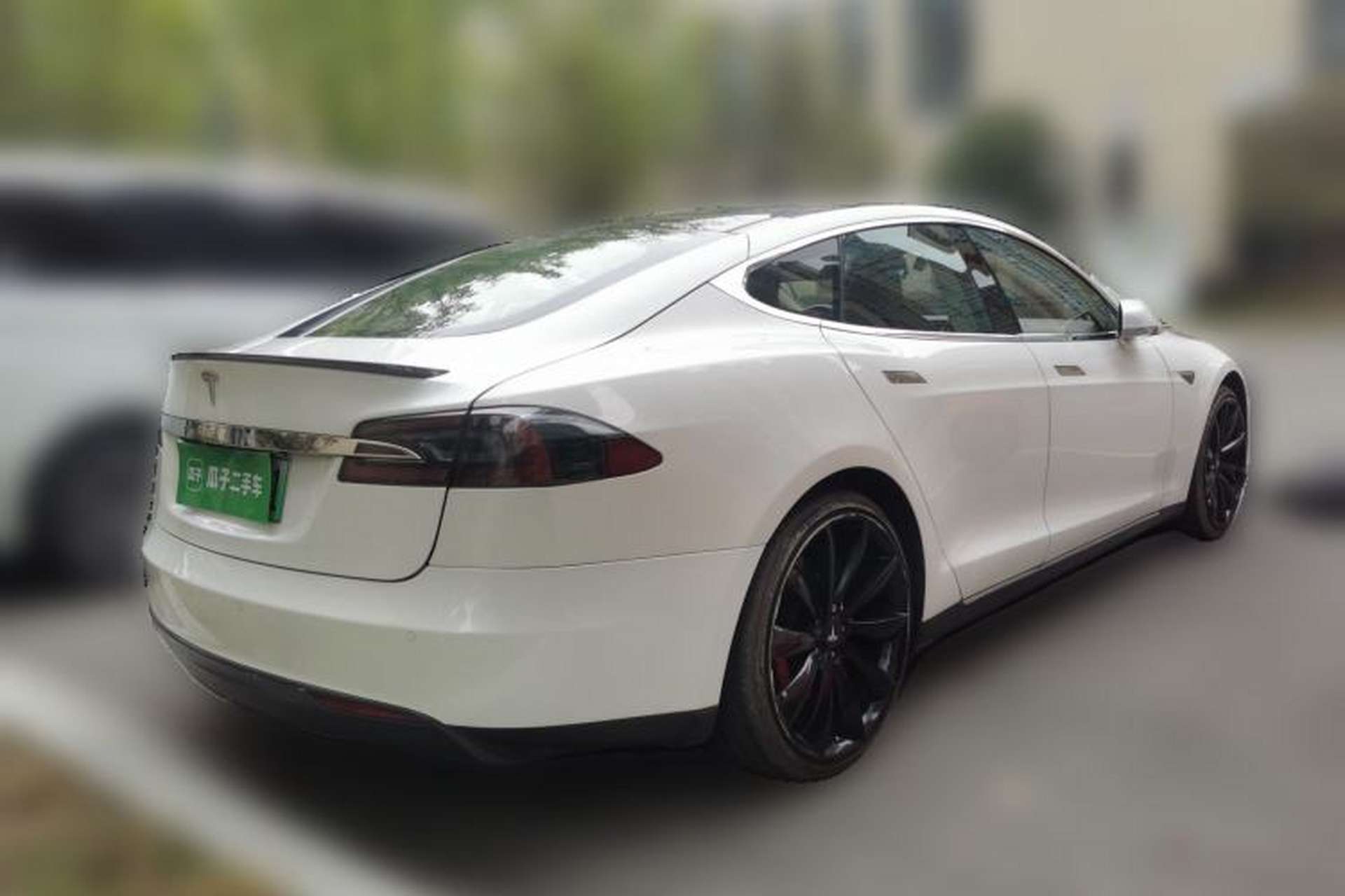 Used Tesla Model S 2014 S 85 Rear Right 45 Deg