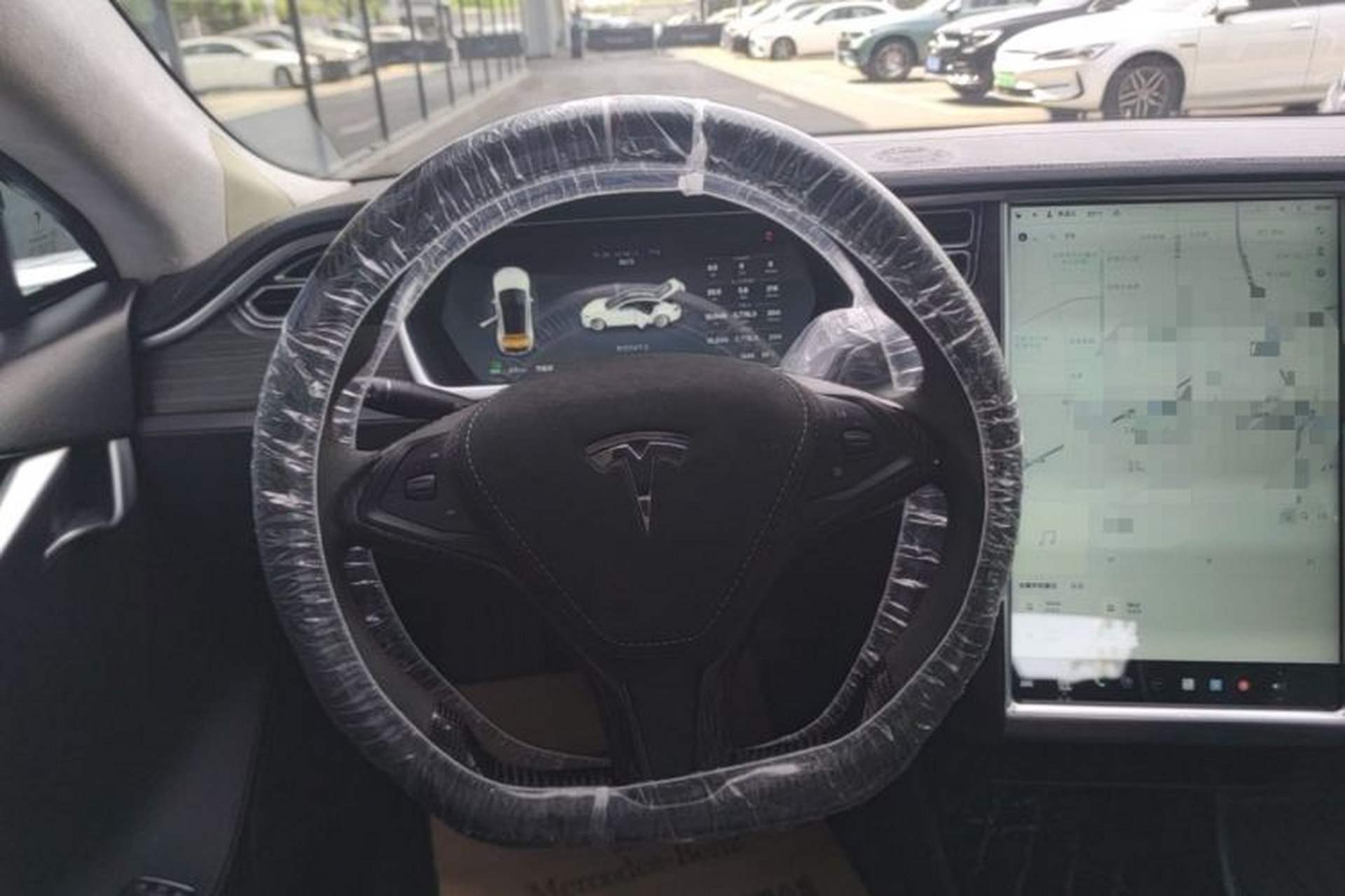 Used Tesla Model S 2014 S 85 Steering Wheel