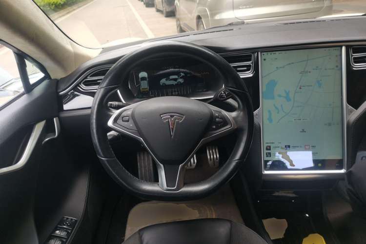 Used Tesla Model S 2014 S P85 Steering Wheel