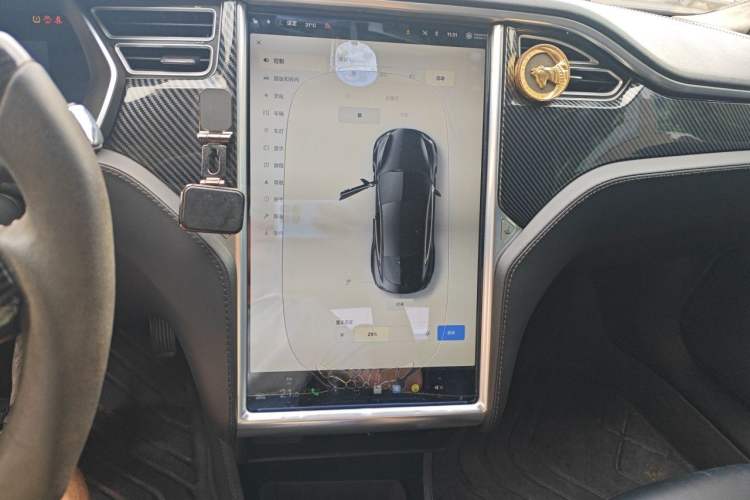 Used Tesla Model S 2015 S 60 Audio And AC Panel