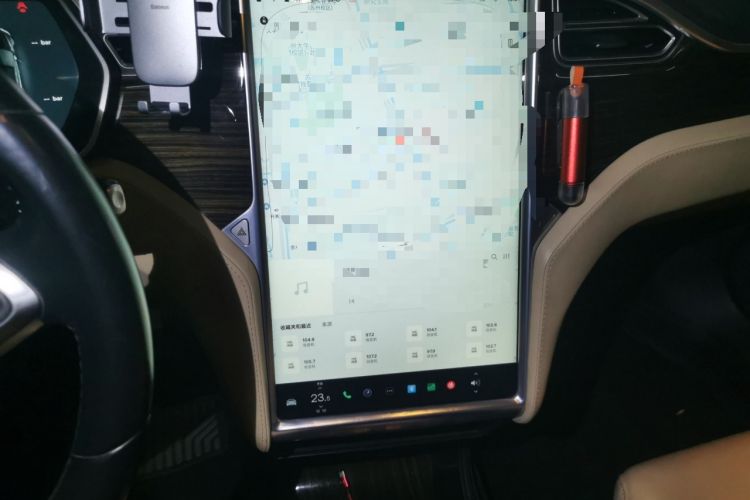 Used Tesla Model S 2015 S 85D Audio And AC Panel