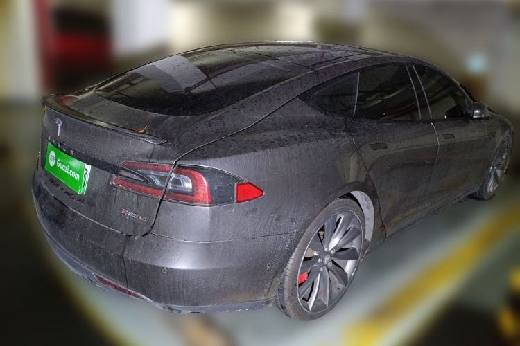 Used Tesla Model S 2015 S P85D Rear Right 45 Deg
