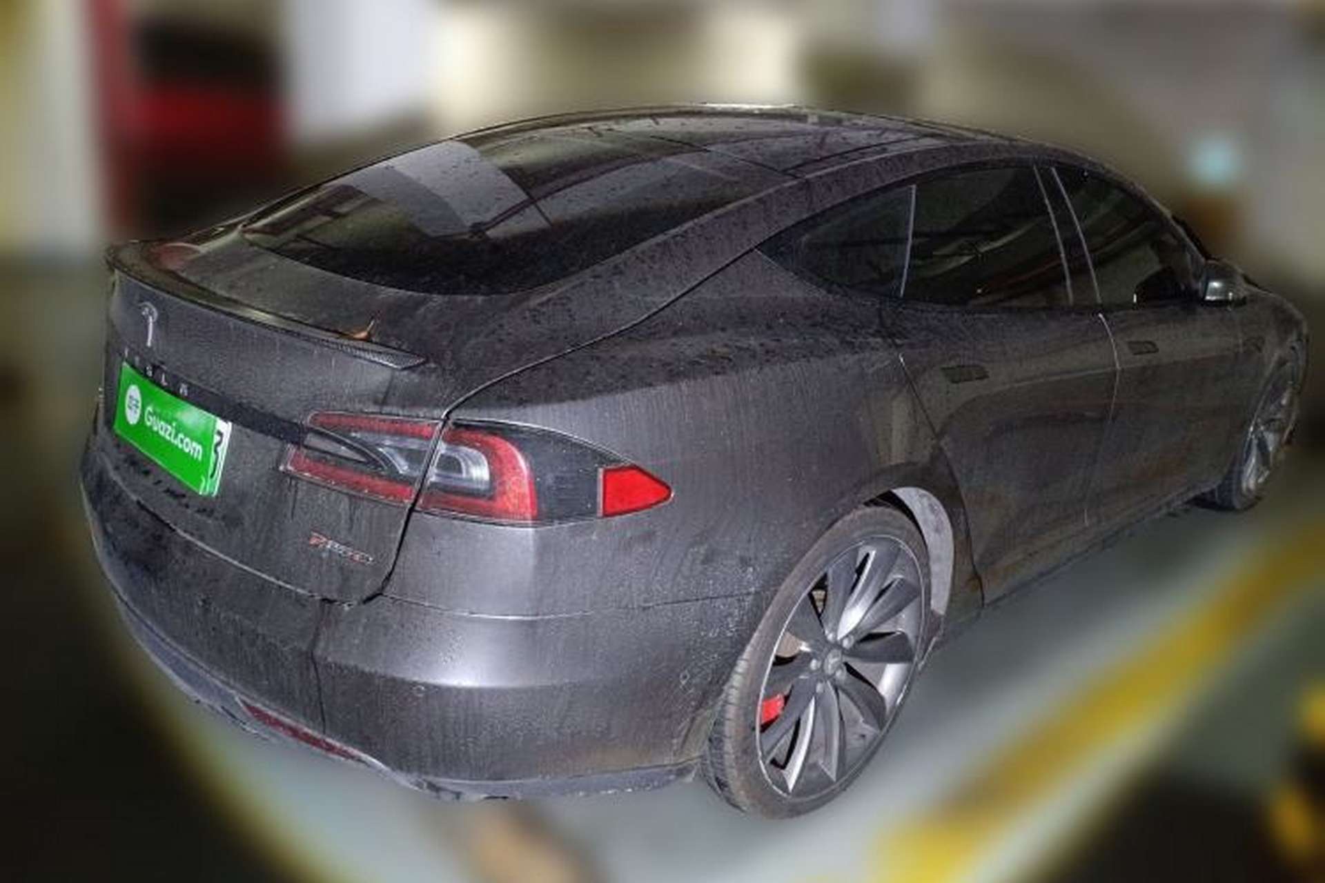 Used Tesla Model S 2015 S P85D Rear Right 45 Deg