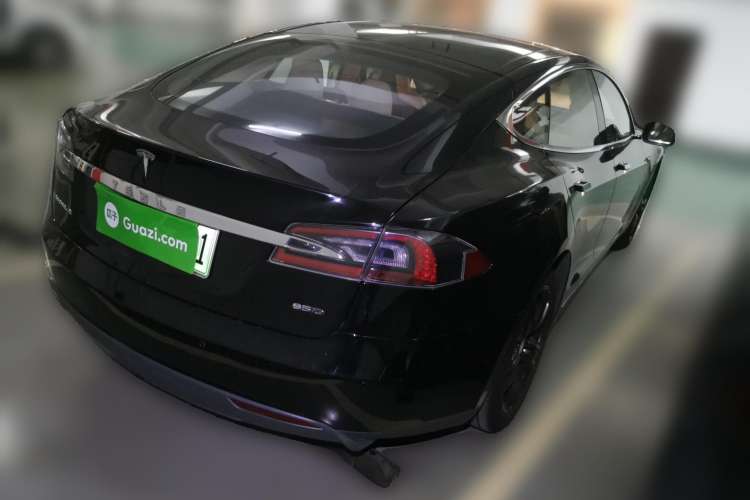 Used Tesla Model S 2015 S 85D Rear Right 45 Deg