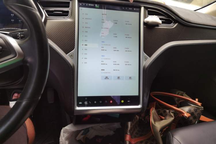 Used Tesla Model S 2015 S 70D Audio And AC Panel