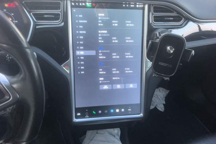 Used Tesla Model S 2015 S 70D Audio And AC Panel