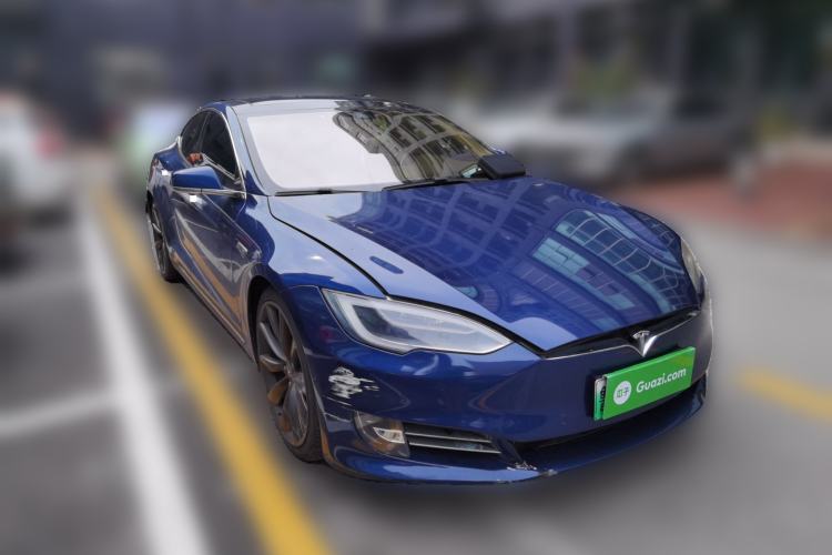 Used Tesla Model S 2015 S 70D Front Right 45 Deg