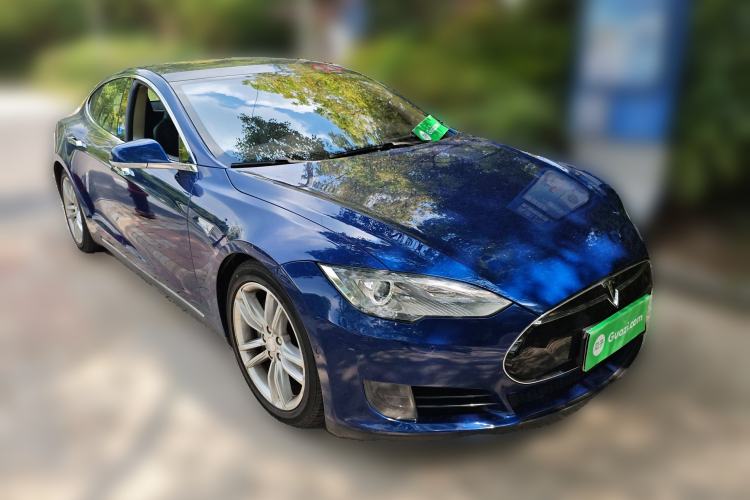 Used Tesla Model S 2015 S 70D Front Right 45 Deg