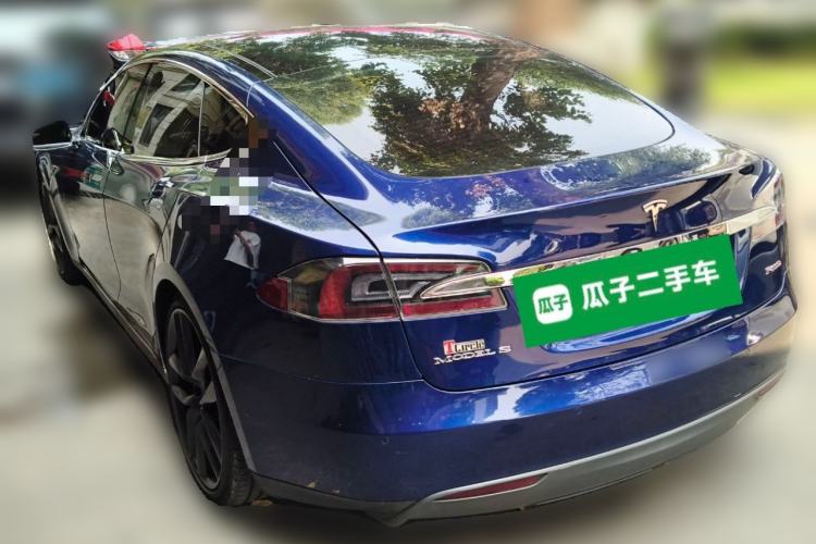 Used Tesla Model S 2015 S P85D Rear Left 45 Deg