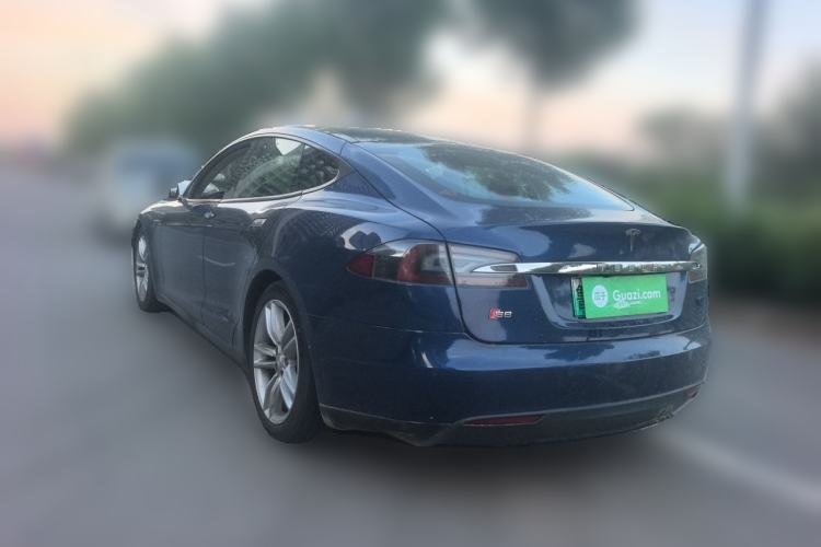 Used Tesla Model S 2015 S 70D Rear Left 45 Deg
