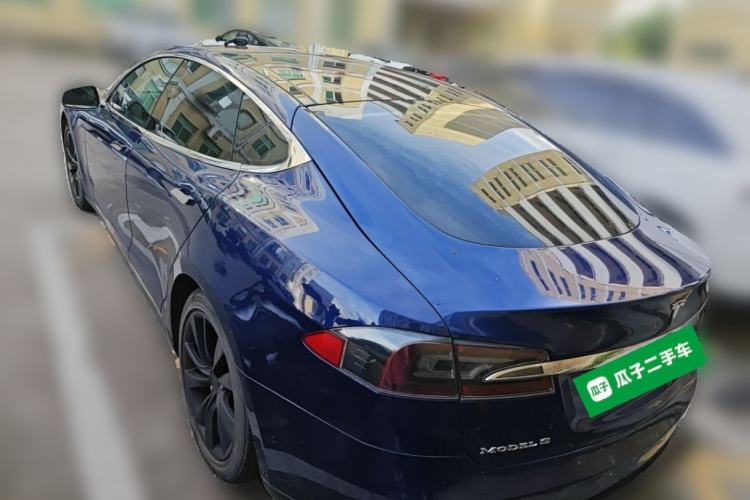 Used Tesla Model S 2015 S 85D Rear Left 45 Deg