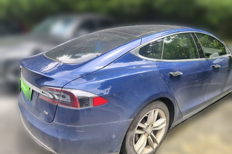 Used Tesla Model S 2015 S 70 Rear Right 45 Deg