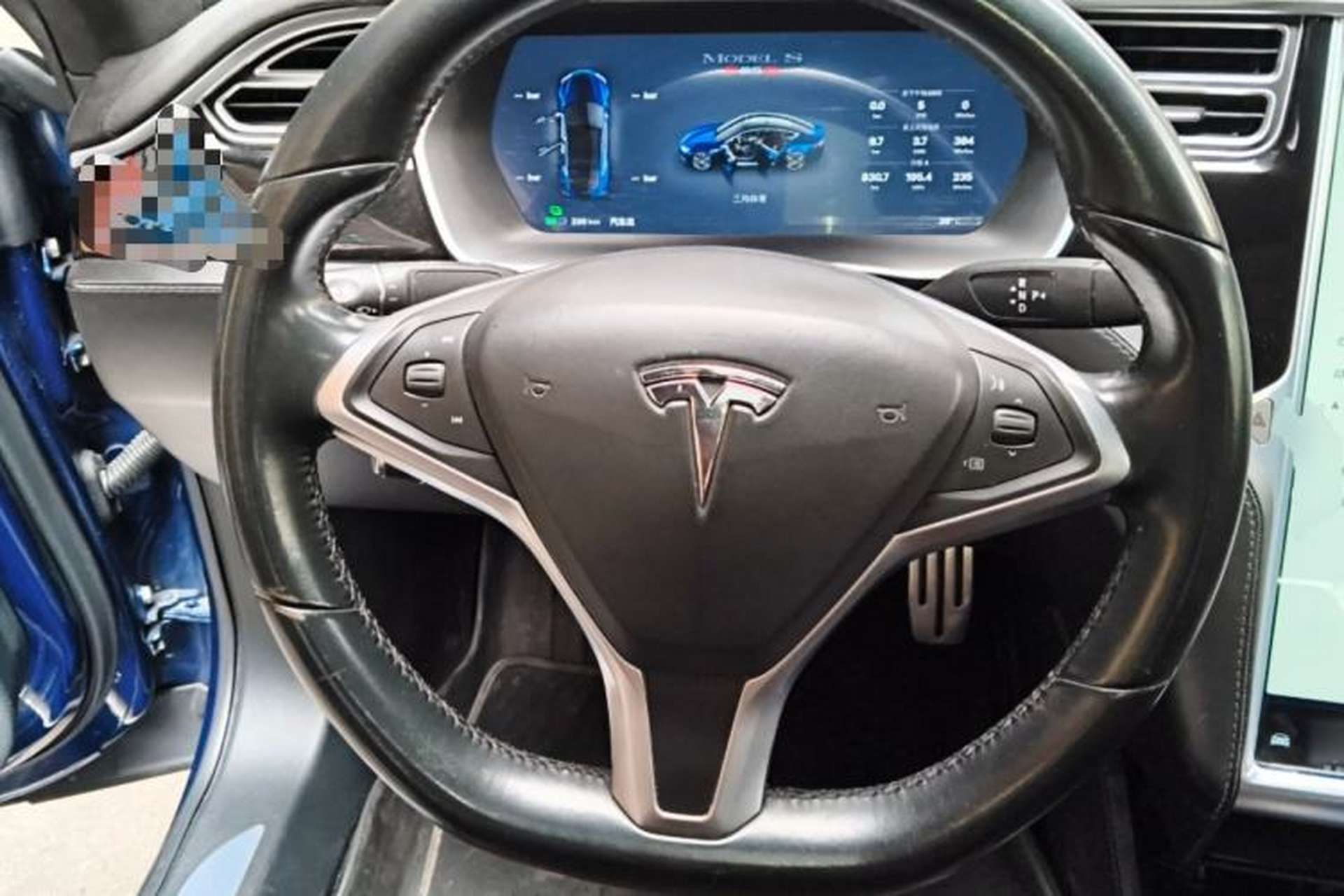 Used Tesla Model S 2015 S P85D Steering Wheel