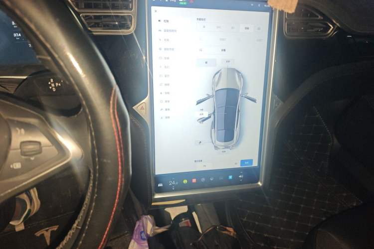 Used Tesla Model S 2015 S 70D Audio And AC Panel
