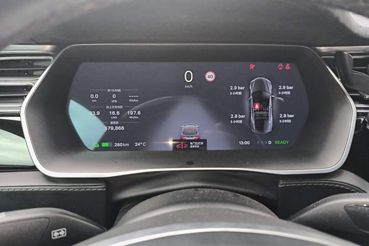 Used Tesla Model S 2015 S P85D Instrument Cluster