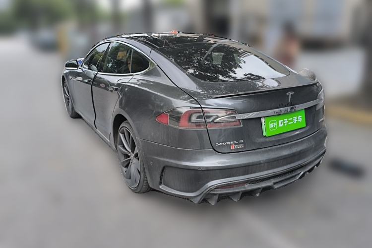Used Tesla Model S 2015 S P85D Rear Left 45 Deg