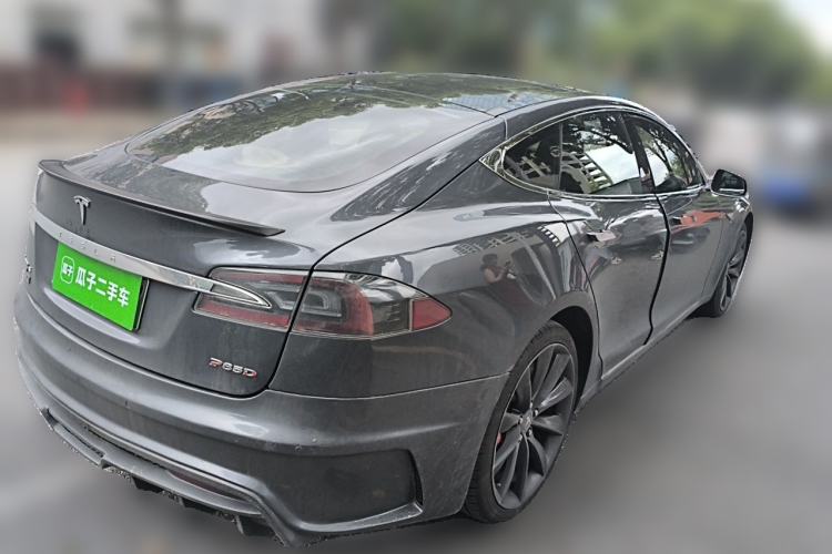 Used Tesla Model S 2015 S P85D Rear Right 45 Deg