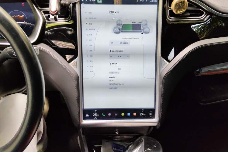 Used Tesla Model S 2015 S 70D Audio And AC Panel