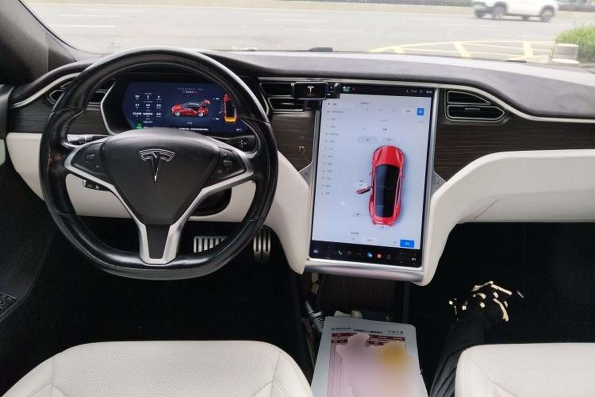 Used Tesla Model S 2015 S P85D Center Console